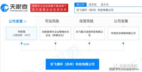 科大訊飛布局環(huán)保領域 發(fā)起成立蘇州清環(huán)科技公司